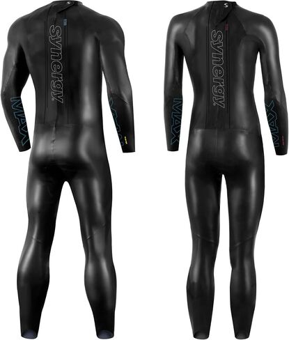 Synergy Triathlon Wetsuit 3/2mm - Volution Full Sleeve Smoothskin Neoprene for Open Water Swimming in Saudi Arabia