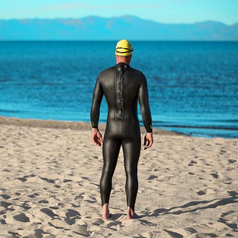 Synergy Triathlon Wetsuit 3/2mm - Volution Full Sleeve Smoothskin Neoprene for Open Water Swimming in Saudi Arabia