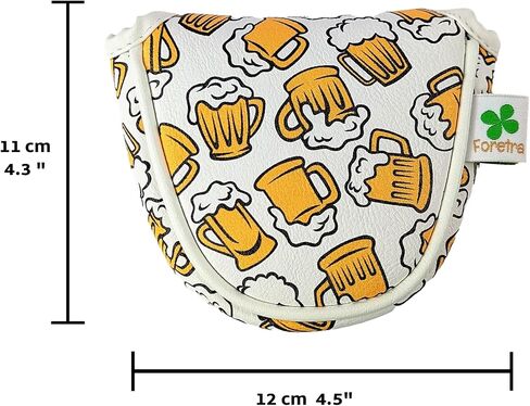 Limited Edition Golf Beer Pattern - Driver Head Cover - Tour Quality Golf Club Cover - Style and Customize Your Golf Bag in Saudi Arabia