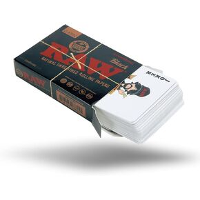 RAW Black Playing Deck Cards
