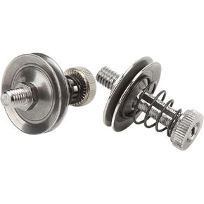 2pcs Stainless Steel Thread Lbec Sewing Tensioner, 2pcs Tension Assembly 3.5x1cm 1.4x0.4in Tensioner, Attachments Machine Regulator Sew Spring Parts for Machines Accessory