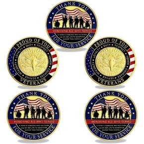 Thank You for Your Service & in Honor of All Who Served Military Coin (5)