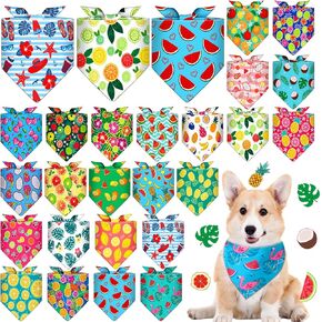 Sanwuta 24 Pcs Dog Bandanas Bulk Triangle Dog Scarfs Bib Patriotic Cat Bandanas for Boy Girl Scarf for Small Medium Pet for Patriotic Party Favors Pet Costume Accessories