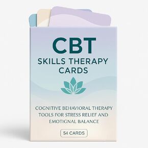 Cognitive Behavioral Therapy Cards, CBT Tools for Anxiety Relief, Coping Skills for Teens, Mental Health, Group Therapy Activities, Cognitive Psychology, CBT Games for Therapists