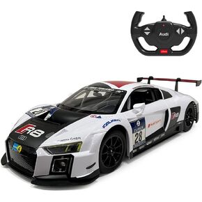 RASTAR Audi RC Car, 1/14 Audi R8 Performance Model Toy Car Sports Racing Remote Control Car for Adults Boys Girls Kids