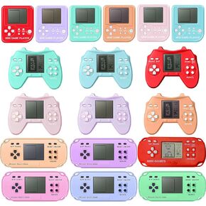 18Pcs Video Game Party Favors for Kids, Mini Game Keychain Arcade party favors Birthday Supplies Classroom Prizes for Boys and Girls