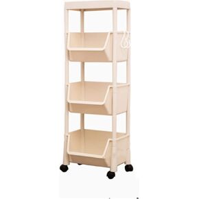 Bookshelf Removable Rotating Bookshelf Multi-Layer Floor Rack Bookcase Desktop Storage Rack Suitable for Living Room Study Office Bookshelves and Bookcases(A3)