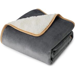 Waterproof Cat Blanket, Dog Blanket, Washable for Sofa Protection Soft Plush Reversible Pet Blanket for Small and Medium Dogs, Cat Blanket (Gray) (23x31in)