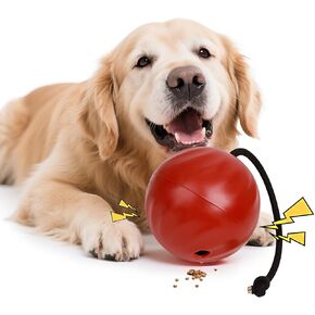 Dog Treat Ball Interactive Squeaky Rolling Treat Dispensing Toys Dog Food Puzzle Slow Feeder Ball Mental Stimulation Enrichment Toys for Small,Medium,Large Breeds