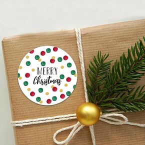 Merry Christmas Stickers for Gifts, Christmas Gift Tags Stickers for Women Men Kids Presents Decor, Funny Christmas Wrapping Paper Labels Sticker for Xmas Party Favors, Envelopes