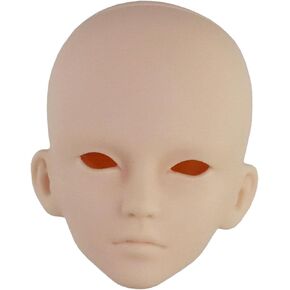 60cm 1/3 BJD Male Doll Head Jointed Doll Head for Doll Making Body Parts, 22.5cm Head Circumference