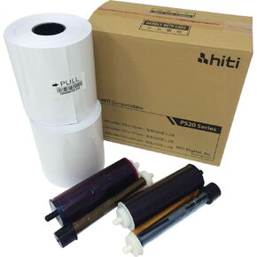 HiTi 5x7" Ribbon and Paper Case for P520 Series Photo Printer, 580 Images per Case, 2x 290 Sheet Rolls CPP $0.18