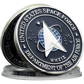 US Space Force Challenge Coin - United States Space Command Coin, Military 1.57 Inch Coin for Collectors & Veterans