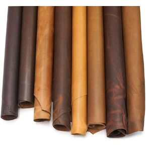 Springfield Leather Company One Full Side of 3 to 6 Ounce Earth Tone Chrome Tanned Leather Side Averaging 8 to 12 Square Feet