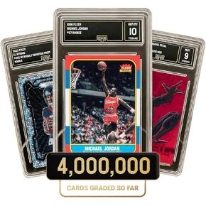 Graded Mint 9 Mystery Basketball Card | GMA Graded Basketball Card | Contains One Graded Vintage, Rookie, Legend or Current Star