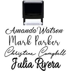 Signature Stamp Customizable Custom Personalized Name Self Inking Stamp Stamp Signature Stamp Personalized Self Inking Stamp Name Stamp