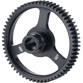 Steel 48P Spur Gear 55T 62T Main Gears for Tra-xxas 1/10 Bronco 4-TEC 2.0 Upgrade Parts (62T)