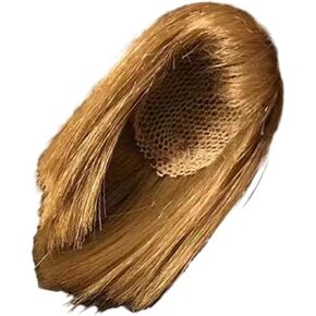 1/6 Scale Woman Doll Blonde Hair Hair Wig Fashion Beautiful Salon Smooth for 12inch Action Figure DIY Making Accessories