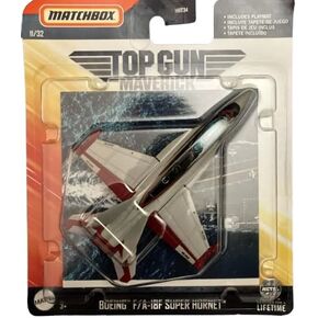 Matchbox Top Gun Maverick F/A-18F Super Hornet Die-Cast Plane, 11/32 Series
