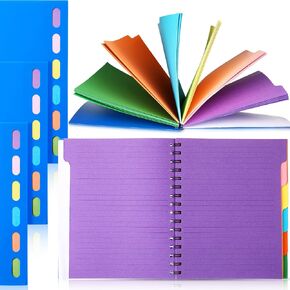 Fainne 3 PCS 6 الموضوع A5 SPOOND COLLEGE حكمت بعلامات تبويب المقسمات ، 6. 75 × 8.