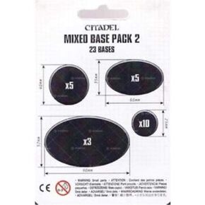 GAMES WORKSHOP 99079999005 Citadel Mixed Base Tabletop and Miniature Gaming, Black