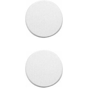 4 Wall Protector Door Knob Prevent Drywall Holes Dings White 3 1/4" Round Shield