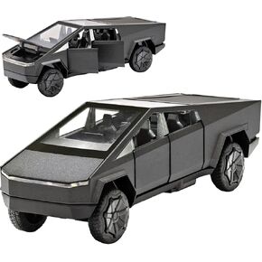 Toy Cars for Kids 1/32 Pickup Truck Toy,Zinc Alloy Toy Car,Pull Back,Lights and Sound Toy Cars, Collectible Model for Children Age 3 + (Sliver)