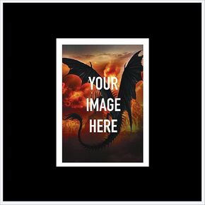 Card Sleeves Border 60ct with Your Design for Gaming Cards Standard Size Magic The Gathering,