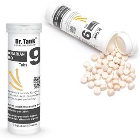 #9 Planarian Zero - Aquarium Planaria Killer - Removes Planaria from Freshwater Fish Tanks - Safe for Fish, Shrimp, & Live Aquatic Plants - 50 Tablets