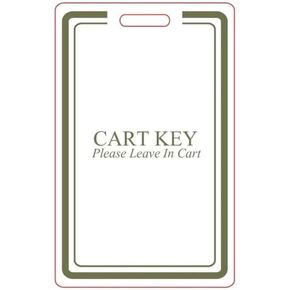 Golf Cart Key Tags (10 Pack)
