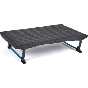 Helinox Dog Cot Warmer Insulation Layer Portable Dog Beds, Black/Coyote Tan, Large (40 x 28)