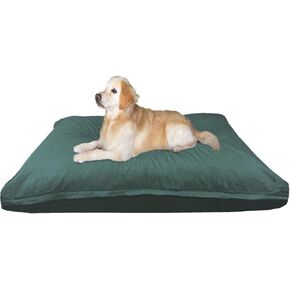 dogbed4less jumbo العظمية العظمية المتطرفة الراحة سرير الكلب الرغوة الكلب للكلب الكبير ، والحالة الداخلية المقاومة للماء والغطاء الخارجي القابل للغسل ، وسادة الحيوانات الأليفة 55 "x47" ، والزيتون الأخضر