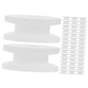 50pcs Plastic Belt Pulley Gears for Projects Hole Multi-use Educational Model Accessories for Robotics Cars and Airplane Models