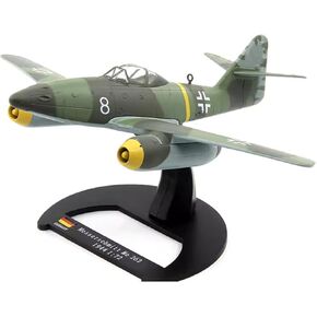1/72 Alloy WWII German Messerschmitt Me-262 Fighter Model Alloy Airplane Aviation Collectibles for Aircraft Enthusiasts