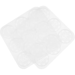 IMIKEYA Diy Manual Chips Making Mold Epoxy Silicone Poker Molds Crystal Resin Craft