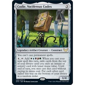 Codie, Vociferous Codex 253/275 - Strixhaven: School of Mages