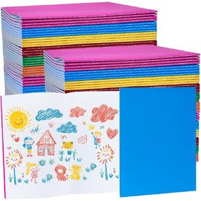 48 حزمة كتب فارغة للأطفال لكتابة قصص بألوان 6 ، 3.5 × 5.5 بوصة فارغة المجلات الصغيرة المجلات الدفاتر ، أجهزة الكمبيوتر المحمولة الملونة غير المبطنة للأطفال لطلاب الرسم أو إنشاء قصص خاصة (24 ورقة/48 صفحة ، 48 حزمة)
