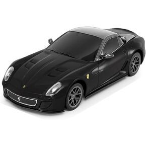 RASTAR 46400 1/24 Ferrari RC Car - Officially Licensed Ferrari 599 GTO Remote Control Car for Play and Display - Ideal Gift for Kids - Black