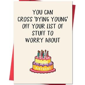 Funny Birthday Gifts for Men Him, Boyfriend Gifts for Bday, Birthday Decorations for Men, Husband Birthday Card