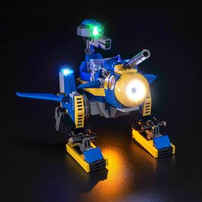 BrickBling LED Lighting Kit Only, Compatible with Lego Sonic The H' Edgehog Cyclone vs. Metal Sonic 77002 - Lights Only, Not Come with Model
