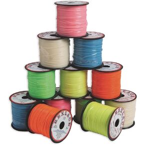 Rexlace® Lacing Glow-in-the-Dark Assortment, 100-Yd Spools, 6 Colors (Pack of 12)