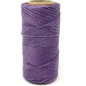 Linhasita Waxed Cord 1 mm Purple Macrame Thread Made in Brazil PE-4/100G TEX 595 COR 69 168 Meters