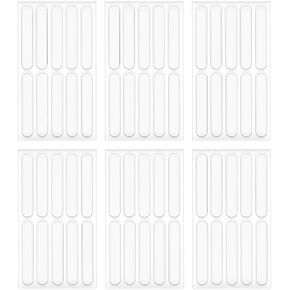 60 Pcs Door Slam Stopper Preventer，Clear Bumpers Self Adhesive Door Stop Strips Silicone Bumpers Self Adhesive，Door Silencers Bumpers for Slamming