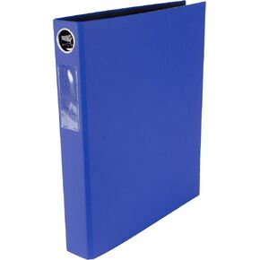 A4 Binder Turned Edge Panel Featuring a 1" Straight-D 4-Ring Black