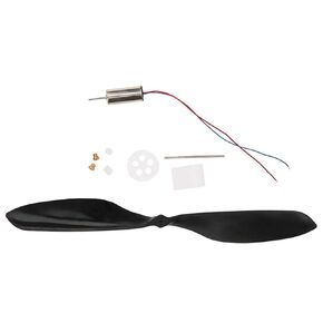 RC Plane Motor Kit, High Speed Drone Motors, 3.7V Coreless Motor Propeller Set, 1mm 8520 Motor, ABS RC Brushless Motor Propeller with 15cm Cord for RC Toy Remote Control (8520)