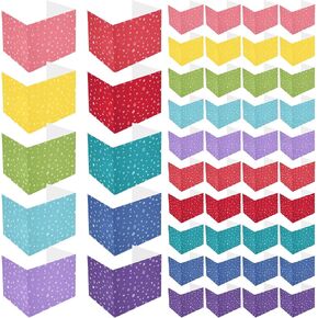 50 Pcs 18.9 x 11.8 x 11.8 Inch Privacy Boards for Student Desks Classroom Desk Divider Trifold Table Desk Privacy Panel Folders Screen Partition for School Teacher Student Test,10 Styles in Saudi Arabia