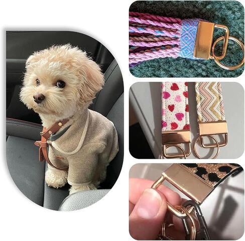 30 حزمة برونزية مفتاح فوب أدوات ، 1 بوصة المشابك المفاتيح النحاسية العتيقة مع حلقات مقسمة 25 ملم للمعصمين DIY ، الحرف اليدوية ، الحبل ، وأشرطة الأكياس in Kuwait