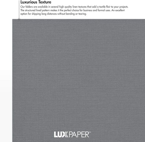 LUXPaper 9" x 12" Presentation Folders | Two Pocket | Natural | 80lb. Cover | 25 Qty in Saudi Arabia