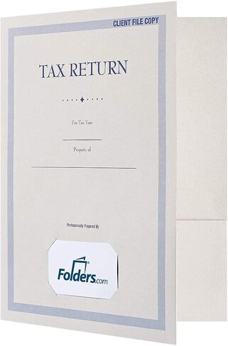 LUXPaper 9" x 12" Presentation Folders | Two Pocket | Natural | 80lb. Cover | 25 Qty in Saudi Arabia