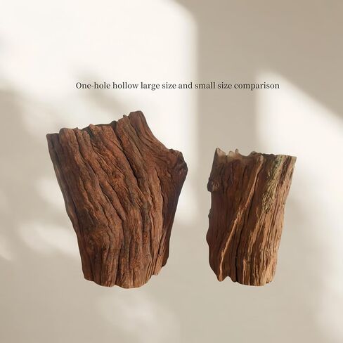 Natural Wood Aquarium Cave Betta Fish Hideout for Aquarium Fish Tank Decorations-Reptile Hide-Snake Hide-Cave for Cichlids Habitat Shelter for Crayfish Shrimp and Other Aquatic Pets 6.1-9.8" in Saudi Arabia
